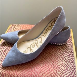 SamEdelman pointy toe suede flats!
